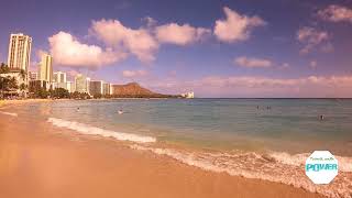 Waikiki - Playa Hermosa En La Isla De Oahu En Hawaii - Islas Hawaianas.