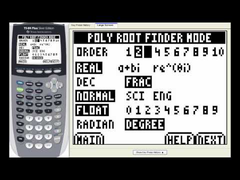 Factoring Polynomials Program For Ti-84 Plus