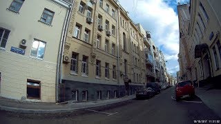 Видео Улица Сретенка. Переулки. Прогулка 19 октября 2017 года от VideoFromMoscow, улица академика Бармина, Москва, Россия