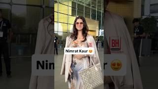 Nimrat Kaur Spotted At Mumbai Airport