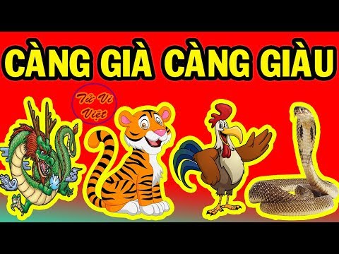 4 Con Giáp CÀNG GIÀ CÀNG GIÀU, TRÚNG SỐ ĐỘC ĐẮC, Giàu Có Hết Phần Thiên Hạ