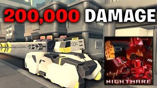 Destroying Nightmare With The Most Overpowered Tower - Roblox Tower Defense X