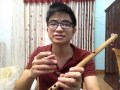 Bùi Công Thơm - bèo dạt mây trôi, clip dạy kĩ thuật sáo trúc