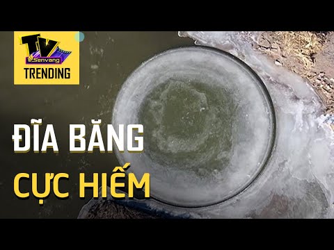 ‘Đĩa băng’ cực hiếm xuất hiện ở Trung Quốc