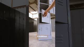 Lockers Metálicos De 5 Puertas. Durabilidad Y Gran Almacenamiento