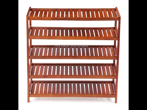 Kệ để giày dép 5 tầng gỗ tự nhiên chất lượng, giá rẻ nhất 2019