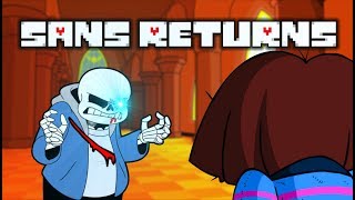 AFTER BEING DEFEATED... SANS RETURNS!! | Undertale Fan Game