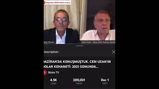 Cem Uzan 2020 Aralıkta Uyardı 1 Sene Sonra Doları 20 Tl Görürsem Şaşırmam