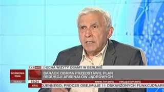 Prof. Adam Daniel Rotfeld O Wizycie Obamy W Niemczech Rozmowa Dnia Tvp Info, 20.06.2013