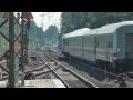 Eine Überführungsfahrt mit BR 120, 2 Schutzwagen 1 ICE 1 Bordbistro 1 ICE 1 Wagen und 1 ICE 2 Wagen