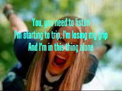 Losing Grip-Avril Lavigne (with lyrics). Losing Grip-Avril Lavigne (with lyrics). 3:54. With lyrics. Album: Let Go Font: Tandelle.