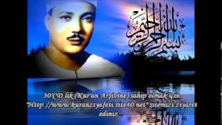 Abdulbasit Abdussamed Furkan 58-77 Suresi Irak 1968 Orta Kalite Nadir Kayıtlarından