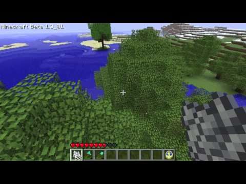 Minecraft rain test - YouTube