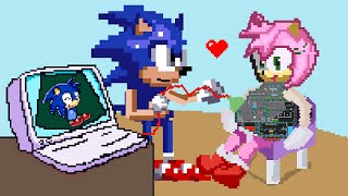 Sonic Vs The Giant Zombie Pregnant Amy Maze - If Sonic Love Amy Game Animation