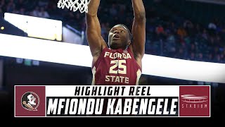 Mfiondu Kabengele Florida State Basketball Highlights - 2018-19 Season | Stadium