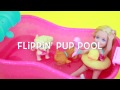 AllToyCollector Barbie Toy Review 2014 Chelsea Flippin' Pup Pool Barbie Sister Swimming Puppy Dog