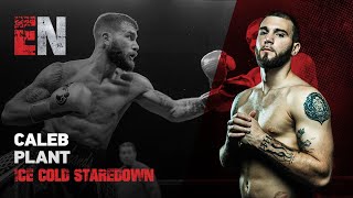Caleb Plant Cold Stare Down Lee During Face Off EsNews Boxing
