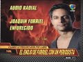 Joaquín Furriel enfurecido con un periodista radial