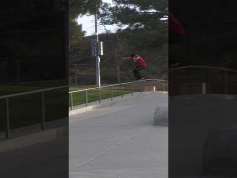 Feeble Grind on a 105 Foot Long Rail by Kanaan #skateboarding