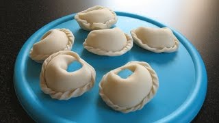 Dumplings with cottage cheese. Dumplings with cherries. Dumplings with raspberry.