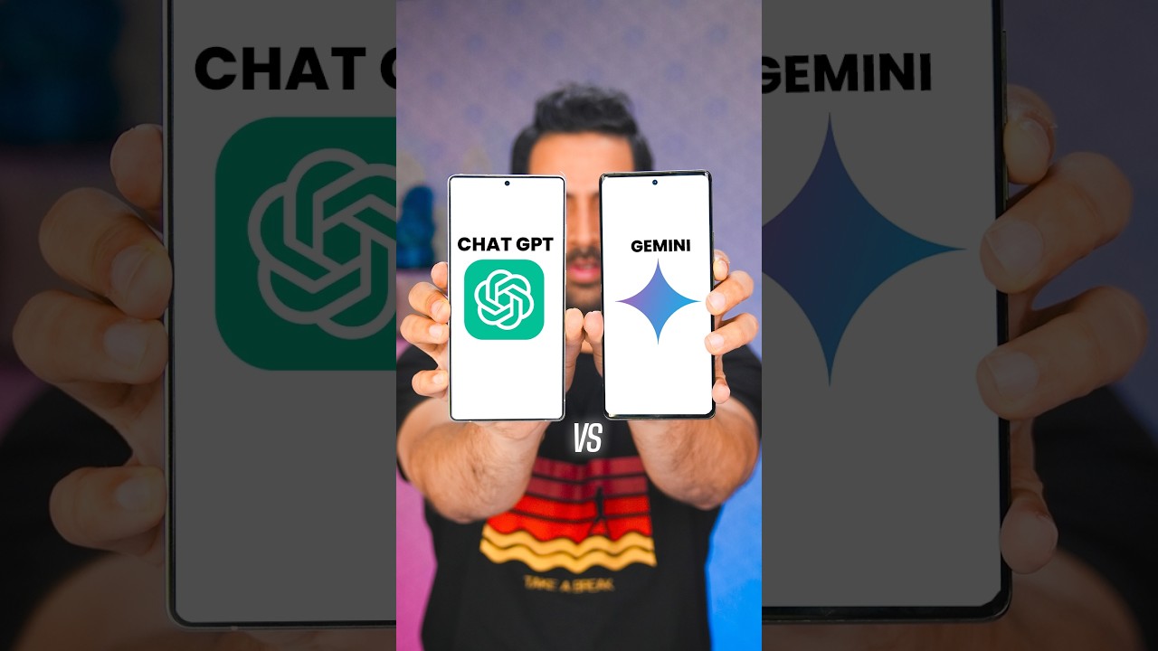 ChatGPT Vs Google Gemini : Who Wins?? #shorts ChatGPT Vs Google Gemini : Who Wins?? #shorts