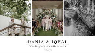 Dania & Iqbal Wedding at Azilla Villa