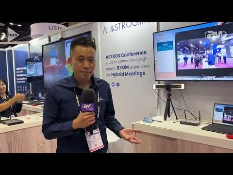 InfoComm 2023: Astrogate Demos ASTROS Conference, a Wireless BYOM Solution for Hybrid Meetings