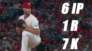 Zack Wheeler Strikes Out 7 Over 6 Strong Innings Vs Cubs, Records His 1000Th Strikeout With Phillies
