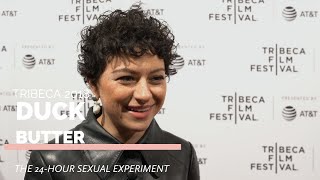 Alia Shawkat & Laia Costa on Playing Lovers in 'Duck Butter' | Tribeca 2018
