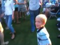 Child's View of Navigating Concert in Park