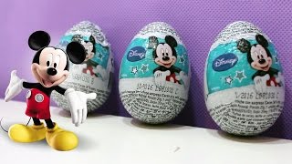 3 Huevos Sorpresa Mickey Mouse Kinder Surprise