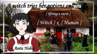 F4A An Apprentice Witch Tests Her Potions And Spells On You. Witch X Human?