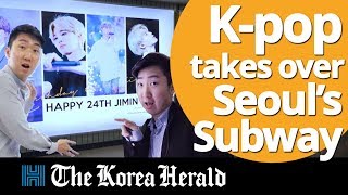 K-pop takes over Seoul's subway