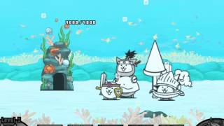 [The Battle Cats] Mola Mola Boss Dies As Soon As It Spawns... LOL