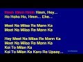Meet Na Mila Re Mann Ka - Kishore Kumar Hindi Full Karaoke with Lyrics