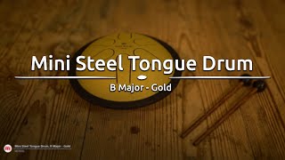 Mini Steel Tongue Drum, Gold, B Major - MSTD3G - Meinl Sonic Energy
