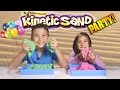 KINETIC SAND PARTY!!! Sand vs. Sand BATTLE!!! [EvanTubeHD CLA...