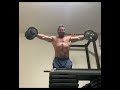 Team Blaha Client - Fat Powerlifter Doing Lateral Raises A Week Out From A Meet!