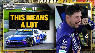 Denny Hamlins Emotional Reaction To 60Th Career Win 2025 Nascar Cup Series At Las Vegas
