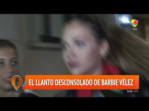 El llanto desconsolado de Barbie Vélez por la pelea Nazarena vs Fede