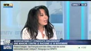 Y Benguigui Était Linvitée De Ruth Elkrief Sur Bfm Tv Le 15 Novembre 2013