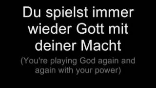 Video Du spielst gott Oomph