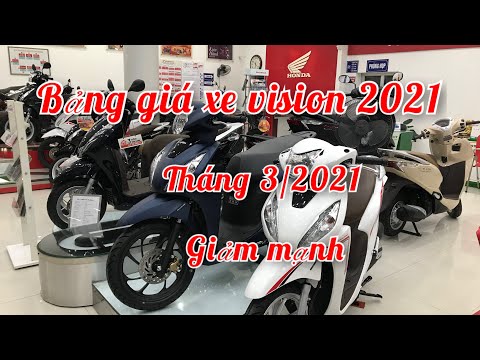 Bảng giá xe Honda Vision 2021 đầu tháng 3/2021 mới nhất | honda go
