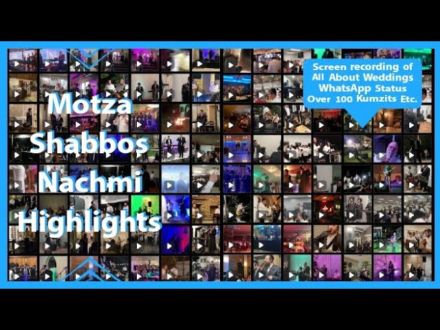 Highlights: Motza Shabbos Nachmi Musical Performance Around The World 2021