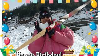 Birthday Wishes 2 Dhruvi on 16.02.2019
