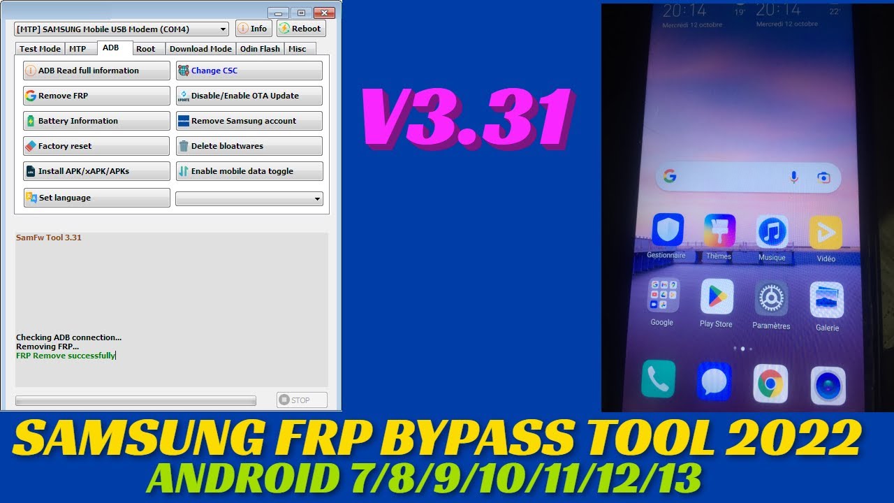 Samfw frp tool 3.31 | Erase FRP (Samsung) | New Method | Samfw frp tool 3.31 | Erase FRP (Samsung) | New Method |