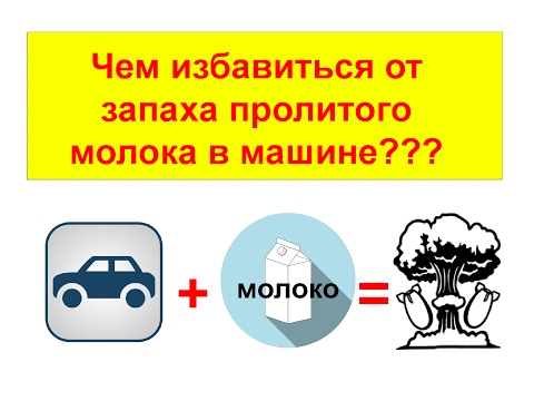 как избавиться от запаха пролитого молока в машине как избавиться от запаха пролитого молока в машине