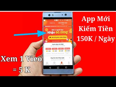 App xem video kiếm tiền 150k/ ngày || Cách kiếm tiền trên điện thoại