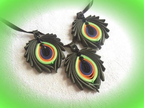 Колье из косой бейки Колье из косой бейки