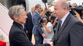 الوزير الأول يستقبل الوزيرة الأولى للجمهورية الفرنسية لدى وصولها الجزائر
